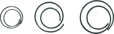 Image de Trombone Circular spiral. zingué 20mm 50 pcs.