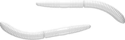 Produktbild von Libra Lures Fatty D´Worm (White)