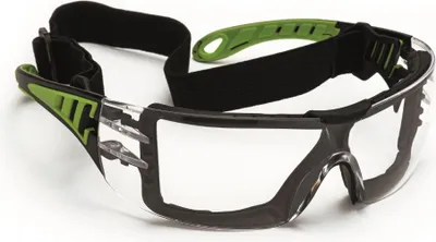 Image de Lunettes de protection incolores noir/vert