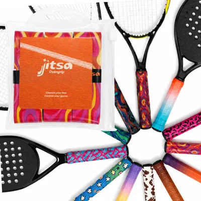 Produktbild von JITSA Overgrip-Set – Designer Tennis Squash Padel Griffband | 3 Stück zur Auswahl