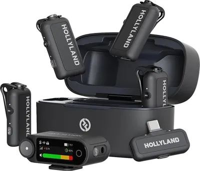 Immagine prodotto di Microfono wireless HOLLYLAND LARK MAX 2 Combo versione per 4 persone