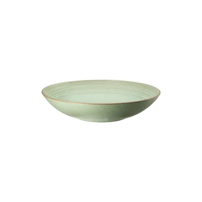 Produktbild von Thomas Teller tief Nature ø 28cm leaf, Rund, Steingut, Grün, 28 cm, 1 Stück(e)