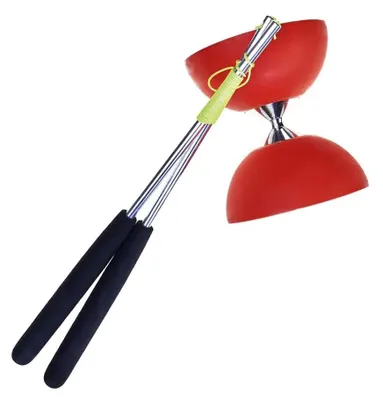 Produktbild von Sporti France Aluminium Diabolo Mit Stäben Kinder One Size
