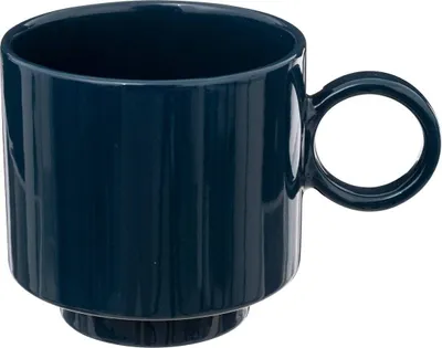 Produktbild von Tasse "retro" aus blauer keramik 38cl - SG Secret de Gourmet
