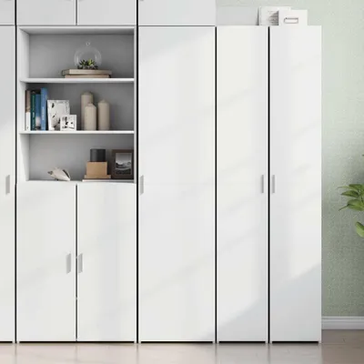 Zdjęcie produktu dla vidaXL Tablica wysoka biała 45x42,5x185 cm Materiał drewnopochodny