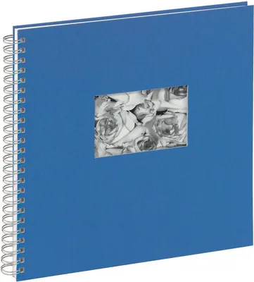 Produktbild von Spiralalbum Passepartout 31x32cm 40 Seiten mittelblau Packung mit 6 Stück