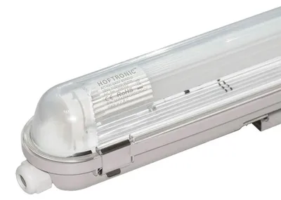 Produktbild von hoftronic LED Feuchtraumleuchte 150cm 24W 6000K IP65 Weiß T8 G13