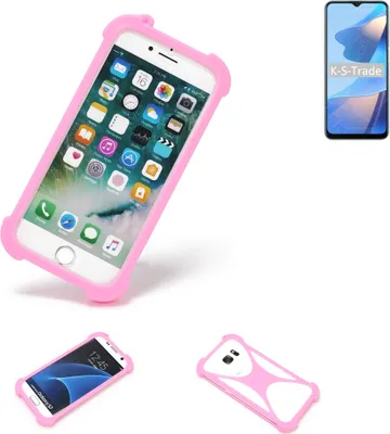 Produktbild von K-S-Trade Handy Hülle kompatibel mit Oppo A16s Schutz Hülle Bumper Silikon Schutz Hülle Cover Case Silikoncase Silikonbumper TPU Softcase