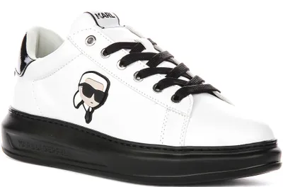 Produktbild von Karl Lagerfeld Kapri in Weiß und Schwarz für Herren – Größe 11 (UK) – 45 (EU) – 12 (US) / Weiß und Schwarz