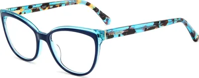 Produktbild von Kate Spade Lucinda Blue PJP Semi-Cat Eye Glasses Frame 52-17-140