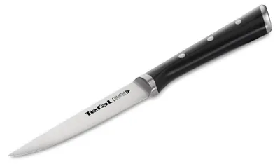 Produktbild von Tefal K2320914, Universalmesser, 10,9 cm, Edelstahl, Edelstahl, Schwarz, China, K23209