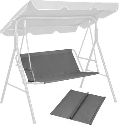 Immagine prodotto di Dondolo da giardino 140 x 100 cm grigio ModernHome
