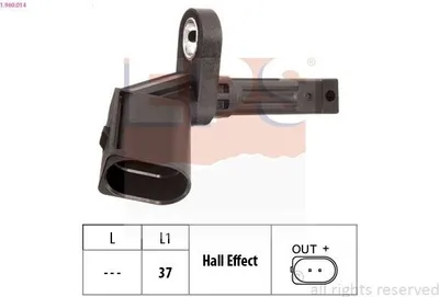 Produktbild von EPS ABS Sensor Raddrehzahl für AUDI A4 Avant (8K5, B8) 1.960.014