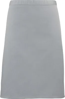 Produktbild von Premier Workwear PR151 | Bistroschürze - 70 x 50 cm - Hauswäsche: bis 60 °C - Farbe: Silver (ca. Pantone 428) - Größe: 70 x 50 cm