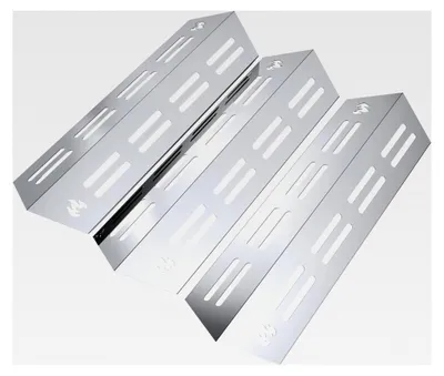 Produktbild von Gasgrill Edelstahl Brennerabdeckung kompatibel mit Enders Monroe Pro 3 | Flavorizer Bars | Passgenau | Rostfrei | Brennerschutz