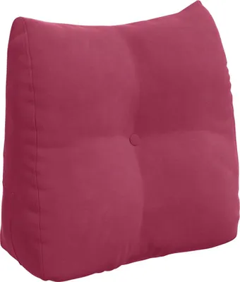 Immagine prodotto di vidaXL Cuscino posteriore rosso vino 45 x 24 x 50 cm in velluto