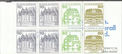 Produktbild von Briefmarken BRD (BR.Deutschland) 1985 Mi MH24i K4b (kompl.Ausg.) postfrisch Burgen und Schlösser