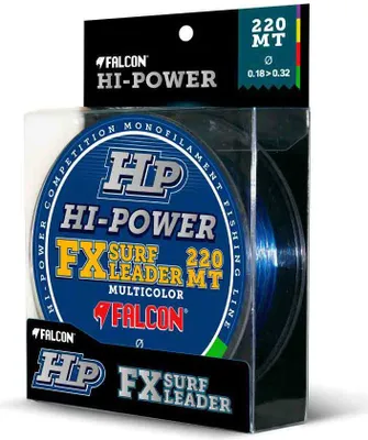 Image de Falcon Hi Power Fx Surfcasting Monofilaments 220 M Transparent 0.140-0.400 mm Transparent 0.140-0.400 mm