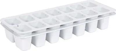 Produktbild von Eiswürfelschale X2 Weiß Keramik - Eda