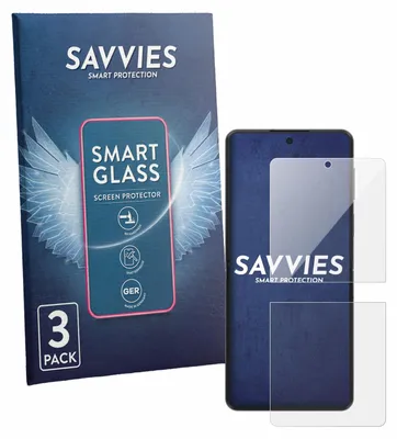 Produktbild von 3x Savvies Schutzglas Folie für Samsung Galaxy Z Flip 8 9H Panzer Schutzfolie Glas Displayschutz klar transparent