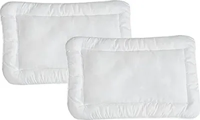 Produktbild von KiGATEX Flachkissen für Babys, 2er Set, sanft und weich, für süße Träume, 60 x 40 cm , Allergiker geeignet