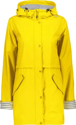 Produktbild von Cmp Woman Rain Jacket Fix Hood Yellow 48