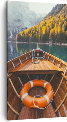 Produktbild von Bild auf Leinwand - Leinwandbild - Einteilig - £ódŸ Berge Kajak - 45x80cm - Wand Bild - Wanddeko - Wandbilder - Leinwanddruck - Bilder - Wanddekoration - Leinwand bilder - Wandbild - PA45x80-4981