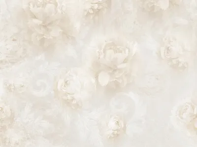 Produktbild von Sanders & Sanders Fototapete Blumen Hellbeige 375 x 270 cm