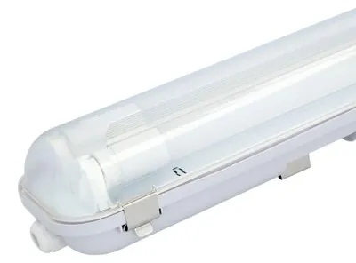 Produktbild von hoftronic LED Feuchtraumleuchte 150cm 48W 6000K IP65 Weiß T8 G13