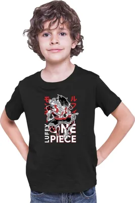 Immagine prodotto di Maglietta per bambini Japan Anime Manga One Manga Piece Anime Luffy 02 Luffy Dance, 12-13 Jahr - 152 , Noir