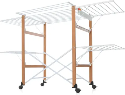 Produktbild von Foppapedretti Wäscheleine Haushalt Wäscheleine Gulliver Klappbar Massivholz Praktisch Robust