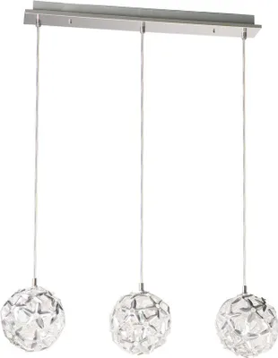 Produktbild von Massive Pendelleuchte 379654810, Flexible Halterung, Aluminium, Silber, Aluminium, Glas, Schlafzimmer, Wohnzimmer