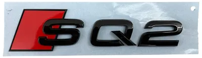 Original Audi SQ2 Q2 GA Schriftzug Emblem Logo Schwarz Black Edition in der Farbe Schwarz von Volkswagen AG