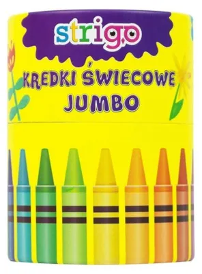 Produktbild von Strigo Kredki świecowe jumbo 36 kolorów