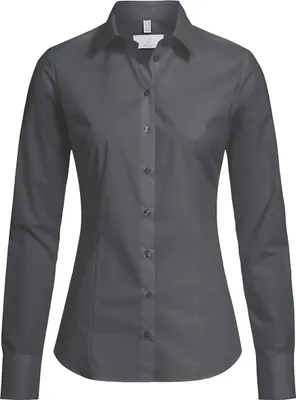 Produktbild von GREIFF Greiff Damen-Bluse 1/1 SF Slim-Fit 6510-1120 Gr. 42 grau