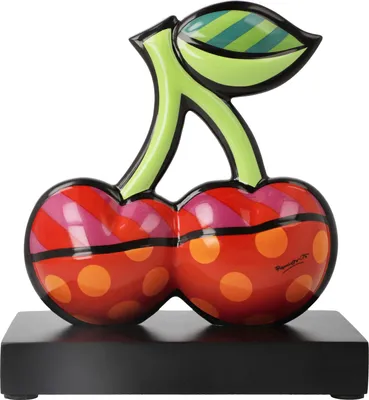 Image de Figurine 18 cm Romero Britto Cerises - Pop Art