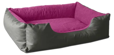 Obrázek produktu pro Pelíšek pro psy LUPI omyvatelný,(D) cca 80x65x18cm,PASSION-ROCK (šedý/růžový)