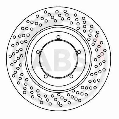 Produktbild von A.B.S. Coated Bremsscheibe für PORSCHE 911 304mm 15808