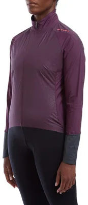 Fahrradjacke Damen, winddicht, packbar, weiß, Gr. 18