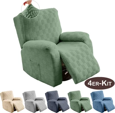 pezzi Copri poltrona jacquard, verde