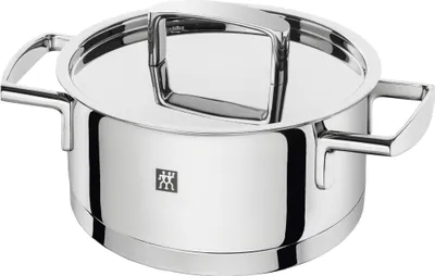 Produktbild von Zwilling 66062-160-0 Passion Kochtopf inkl. Deckel, Edelstahl, 16 cm Durchmesser, Induktionsherd-geeignet, abnehmbarer Griff