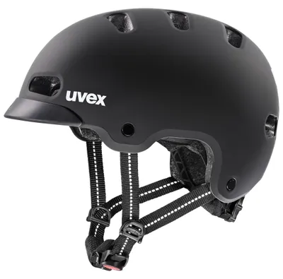 Produktbild von uvex 4kidz Kinderfahrradhelm, Black matt, 51-55 cm