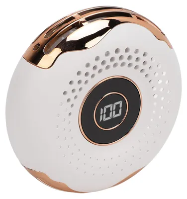 Nackenventilator, USB-Aufladbar, 1200 mAh, leise, tragbar, blau