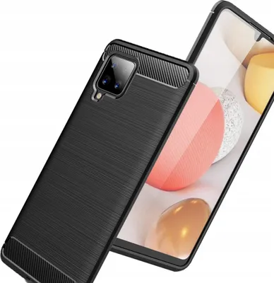 Obrázek produktu pro Karbonové pouzdro Pouzdro pro Samsung Galaxy A42 5G Black