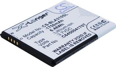 Produktbild von TECHTEK Akku Kompatibel mit [BLU] A310, Advance 4.5 Ersetzt C645004170T