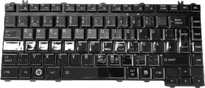 Obrázek produktu pro CZ - Černá lesklá klávesnice Klávesnice kompatibilní s Toshiba Satellite M325, M325D