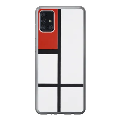 Produktbild von MuchoWow® Handyhülle Schutzhülle Hülle für Samsung Galaxy A52 5G Komposition - Piet Mondrian Silikon Softcase Handy Hülle - Umschlag