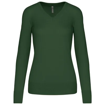Image de Kariban Pull-over pour femme avec col en V