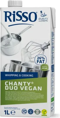 Zdjęcie produktu dla Risso Chanty Duo Kochcreme Vegan laktosefrei Kosher Halal 1000ml