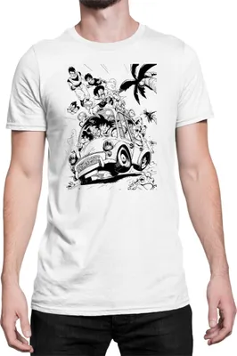 Immagine prodotto di Maglietta da uomo Dragon Anime Manga Ball Z Goku 08, Man M , Blanc